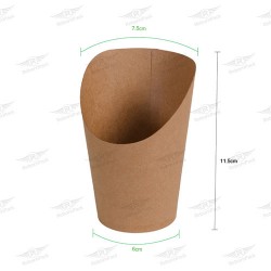 KRAFT ΘΗΚΗ SCOOP CUP ΠΑΤΑΤΑΣ - ΑΡΑΒΙΚΗΣ ΠΙΤΑΣ 50τμχ