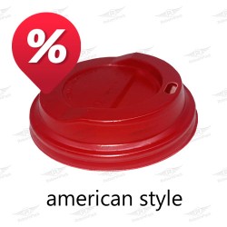 ΚΑΠΑΚΙΑ ΖΕΣΤΟΥ ΕΝΙΣΧΥΜΕΝΑ AMERICAN STYLE ΓΙΑ ΧΑΡΤΙΝΟ ΠΟΤΗΡΙ ΚΟΚΚΙΝΟ