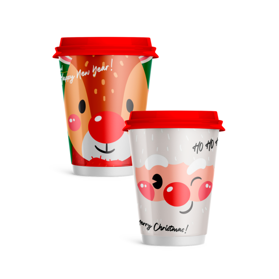 CHRISTMAS RUDOLPH ΠΟΤΗΡΙ 12oz FREDDO 500τμχ