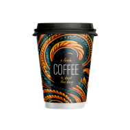FRESH COFFEE SET ΖΕΣΤΟΥ ΠΟΤΗΡΙ DOUBLE 12oz + ΠΙΠΙΛΑ ΜΑΥΡΗ 500τμχ