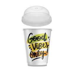 GOOD VIBES SET FREDDO ΠΟΤΗΡΙ DOUBLE 12oz + ΠΟΜΠΕ ΚΑΠΑΚΙΑ 8mm 500τμχ