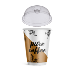 PURE COFFEE SET FREDDO ΠΟΤΗΡΙ DOUBLE 12oz + ΠΟΜΠΕ ΚΑΠΑΚΙΑ ΑΣΦΑΛΕΙΑΣ 500τμχ