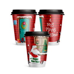 CHRISTMAS XMASS ΠΟΤΗΡΙ 12oz FREDDO 500τμχ