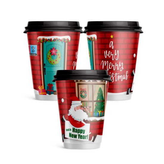 CHRISTMAS XMASS ΠΟΤΗΡΙ 12oz FREDDO 500τμχ