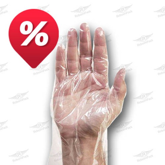 ΓΑΝΤΙΑ ΖΑΧΑΡΟΠΛΑΣΤΙΚΗΣ HDPE 100τμχ ΓΑΝΤΙΑ ΖΑΧΑΡΟΠΛΑΣΤΙΚΗΣ HDPE 100τμχ