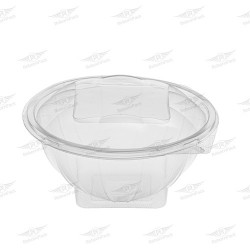 DIAMOND ΔΙΑΦΑΝΟ ΣΚΕΥΟΣ ΣΑΛΑΤΑΣ ΣΤΡΟΓΓΥΛΟ ΜΕ ΕΝΣΩΜΑΤΩΜΕΝΟ ΚΑΠΑΚΙ 250cc 375cc 500cc 750cc 1000cc