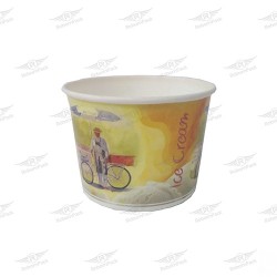 BOWL ΠΑΓΩΤΟΥ RETRO ΚΙΤΡΙΝΑ 700ml 50τμχ