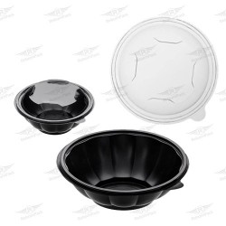 DIAMOND BLACK ΣΚΕΥΟΣ ΣΑΛΑΤΑΣ ΣΤΡΟΓΓΥΛΟ ΜΕ ΚΑΠΑΚΙ 750cc 50τμχ