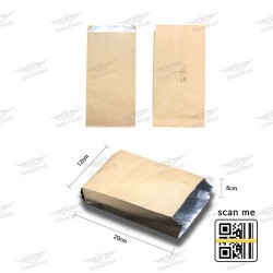 ΧΑΡΤΟΣΑΚΟΥΛΑ ΚΡΑΦΤ ΚΑΦΕ ΜΕ ΑΛΟΥΜΙΝΙΟ ΒΑΡΙΑ 100gsm 10KG