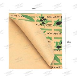  ΣΟΥΠΛΑ 30x40cm KRAFT ΚΑΦΕ 80gsm ΕΛΙΑ 1000τμχ