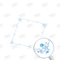 ΤΡΑΠΕΖΟΜΑΝΤΗΛΟ 100x100cm 130x100cm ENDLESS ΘΑΛΑΣΣΑ