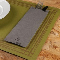 ΘΗΚΗ ΓΙΑ ΜΑΧΑΙΡΟΠΙΡΟΥΝΑ 8,5x25cm PLAIN 45gr ΓΚΡΙ ΜΕ ΧΑΡΤΟΠΕΤΣΕΤΑ 10x125τμχ