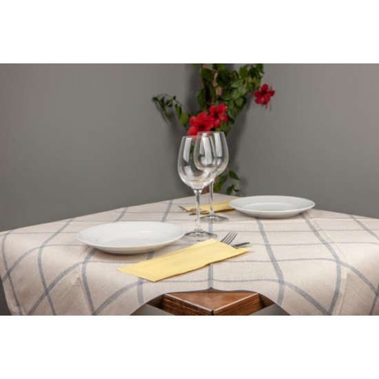 ΤΡΑΠΕΖΟΜΑΝΤΗΛΟ 100x100cm FEDRA PATTERN ΜΠΛΕ ΓΚΟΦΡΕ 4x50τμχ ΤΡΑΠΕΖΟΜΑΝΤΗΛΟ 100x100cm FEDRA PATTERN ΜΠΛΕ ΓΚΟΦΡΕ 4x50τμχ
