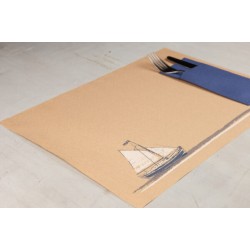 ΣΟΥΠΛΑ 30x40cm HAVANA KRAFT ΑΝΑΚΥΚΛΩΜΕΝΟ 45gsm SAILING 10x250τμχ