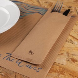 ΘΗΚΗ ΓΙΑ ΜΑΧΑΙΡΟΠΙΡΟΥΝΑ 8,5x25cm KRAFT HAVANA 45gr ΜΕ ΧΑΡΤΟΠΕΤΣΕΤΑ 5x100τμχ