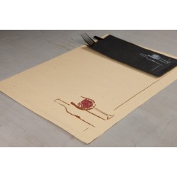 ΣΟΥΠΛΑ 30x40cm GLITTER VENETIAN ΑΝΑΚΥΚΛΩΜΕΝΟ 90gsm ΚΡΕΜ 4x250τμχ