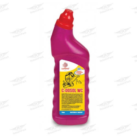 ΚΑΘΑΡΙΣΤΙΚΟ ΤΖΕΛ ΤΟΥΑΛΕΤΑΣ C-DOSOL WC 750ml*12/ΚΙΒΩΤΙΟ ΚΑΘΑΡΙΣΤΙΚΟ ΤΖΕΛ ΤΟΥΑΛΕΤΑΣ C-DOSOL WC 750ml*12/ΚΙΒΩΤΙΟ